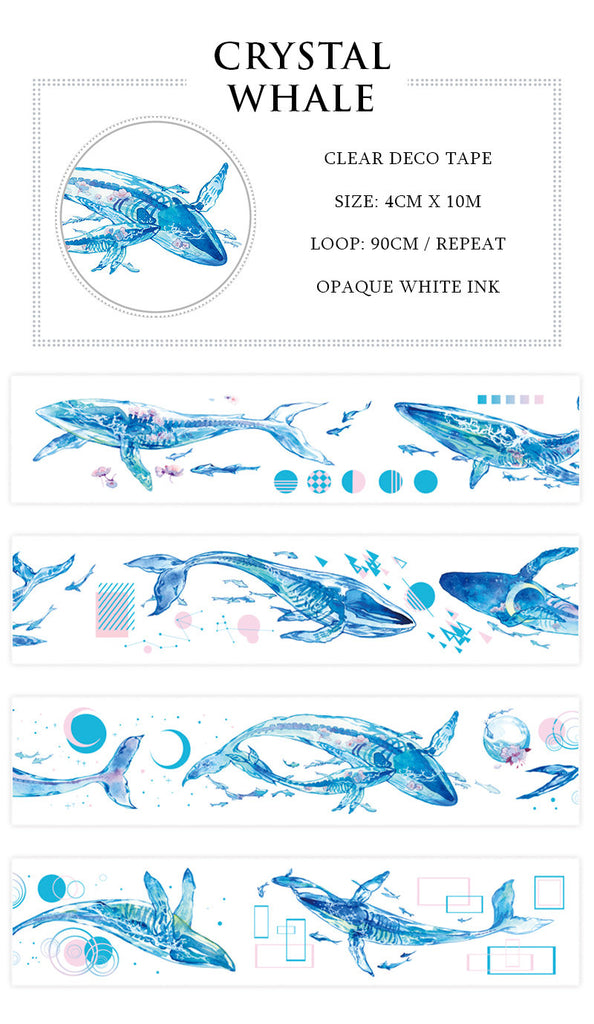 Crystal Whale Clear Tape