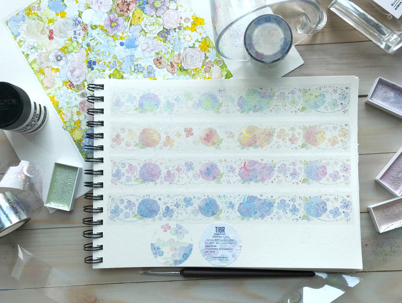 Hydrangea Washi Tape