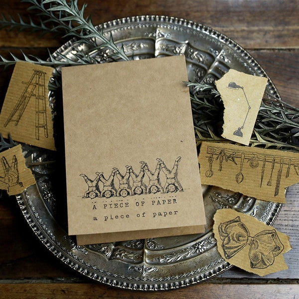 Cheeserabbit Studio: Kraft Decoupage Paper Pack