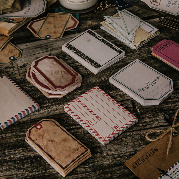 Vintage Paper Label Set
