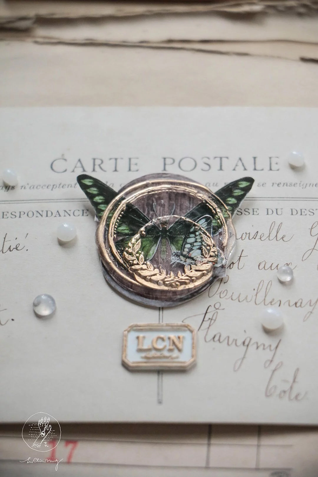 LCN Design Studio: Leaf 1 - 3 Wax Seal Stamp